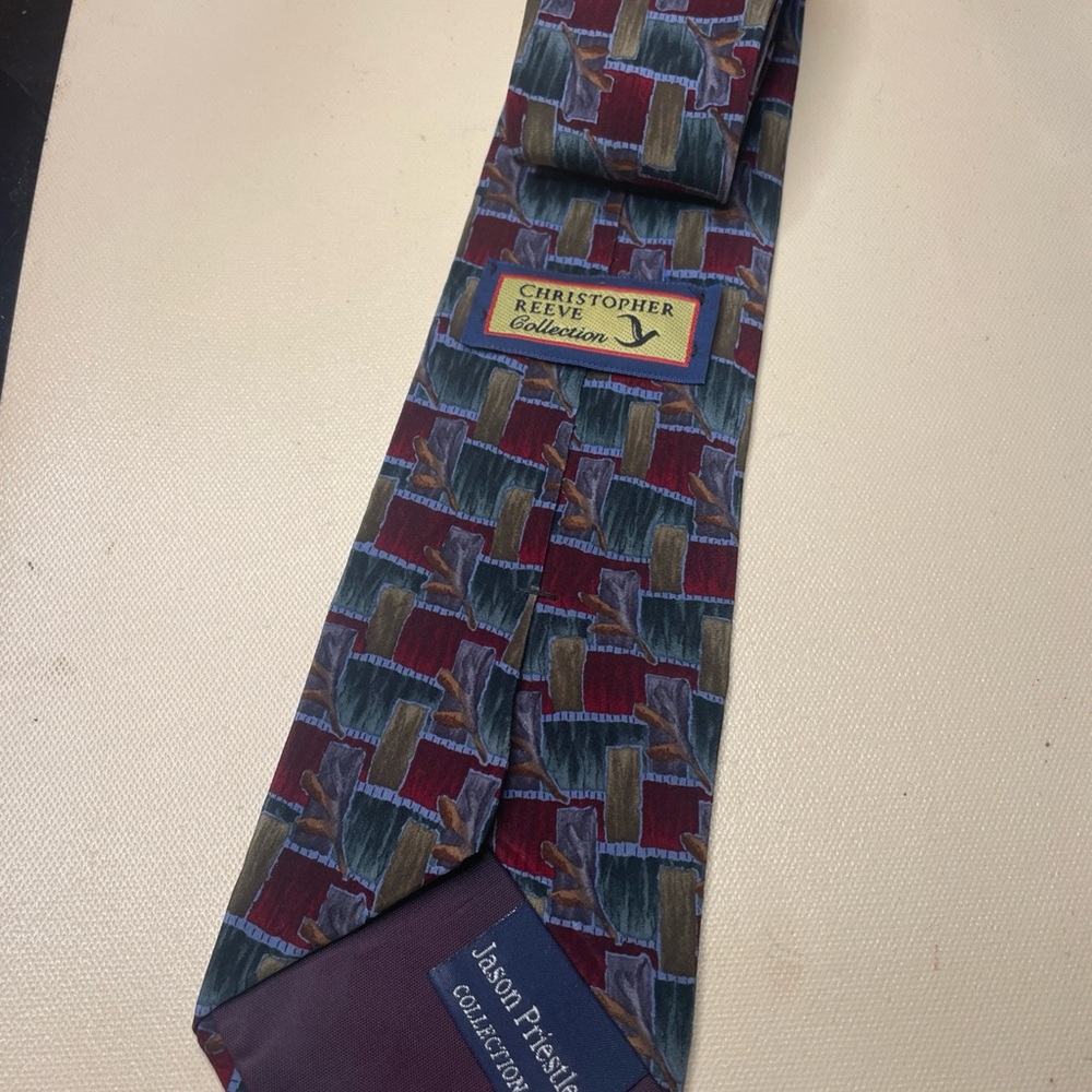 Christopher‎ Reeves Men's Necktie Silk Tie Jason Priestly Collection